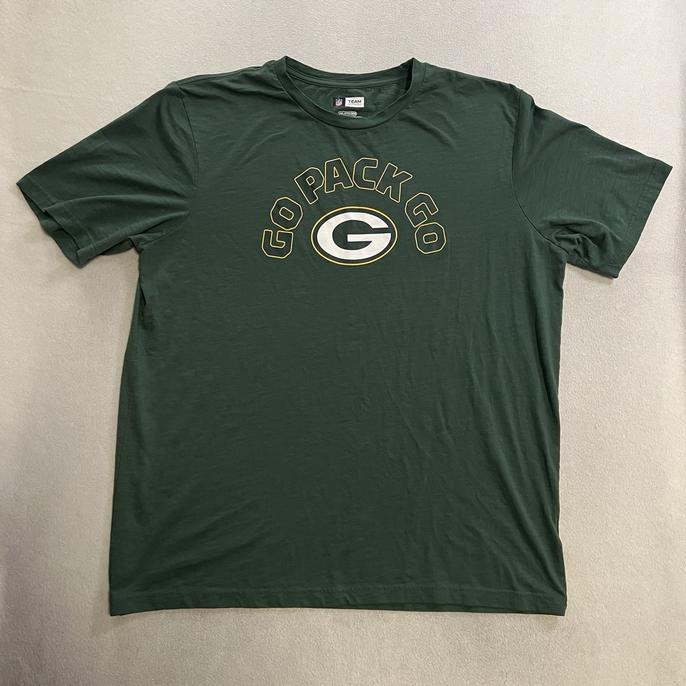 Green Bay Packers NFL T-Shirt Men's Size 2XL Green Team Apparel Graphic Tee